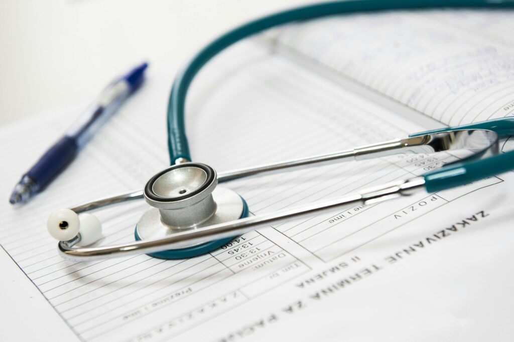 Picture of a stethoscope 