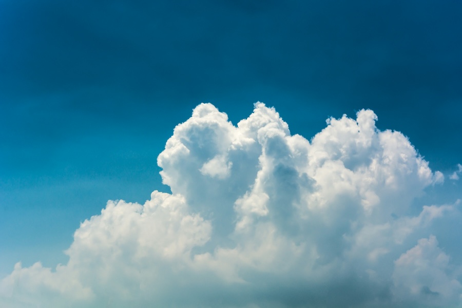 Picture of some fluffy clouds in the sky!