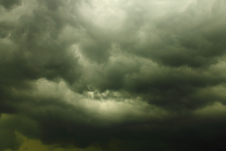 Dark clouds in the sky