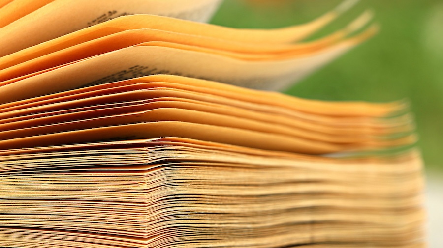 Leaves of a book